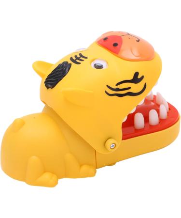 Biitfuu Push The Teeth Teething Toy - Portable Funny Finger Biting Game in Yellow | Cute Cartoon Teether for Babies | International Shipping Available - Buy Online on GoSupps.com