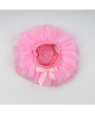 Hoolchean Baby Girls Fluffy Tutu Skirt with Diaper Cover Bloomer | Pink 1-2 Years - Buy Online on GoSupps.com
