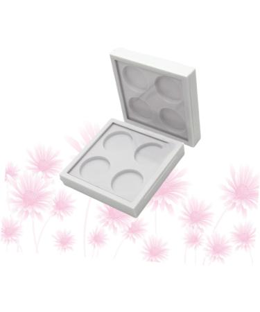DOITOOL 4 Pcs 4 Eyeshadow Aluminum Tin Jars Lipstick Case Packing Box Lipstick Box Magnetic Attraction 1 count (Pack of 1) Whitex2pcs - Buy Online on GoSupps.com