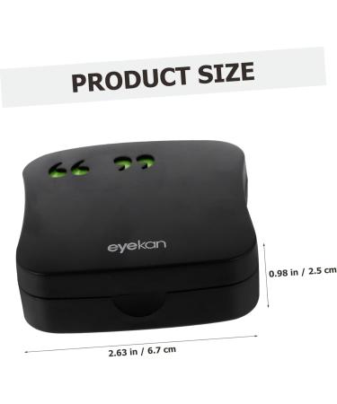 Partykindom Clear Eye Care Set Holder - Stylish Functional Container for Contact Lenses & Glasses | Perfect for International Shipping - Buy Online on GoSupps.com