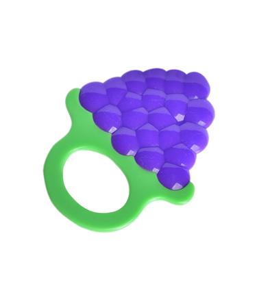 Bite ring for babies promotes visual sense & motor skills cool bite ring with long biting elements: cooling pollutant-free bite ring BPA-free from 3 months (a)