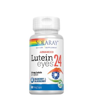 Solaray Advanced Lutein Eyes 24 mg 60 VegCaps - Buy Online on GoSupps.com