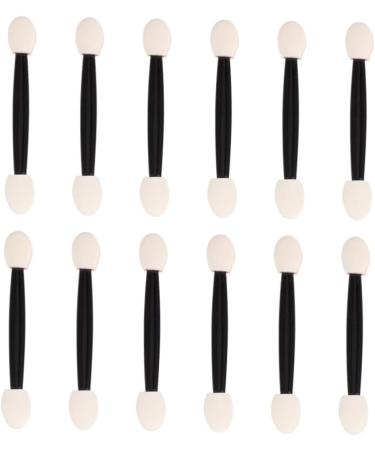 Baluue 72 Pcs Eye Shadow Applicator Eyeshadow Sponge Applicator Dual Ended Eyeshadow Brush Black - Buy Online on GoSupps.com