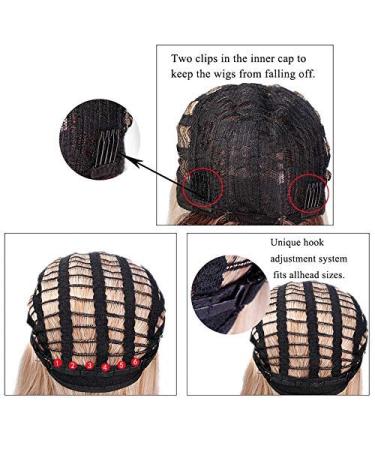 Sunnyblue Long Straight Synthetic Wig - Mixed Brown & Blonde Natural Middle Part for All Women - Buy Online on GoSupps.com