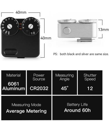 TTARTISAN Camera Light Meter Photometer for Dual Lens Reflex Camera - Hot Shoe Attachment - Buy Online on GoSupps.com