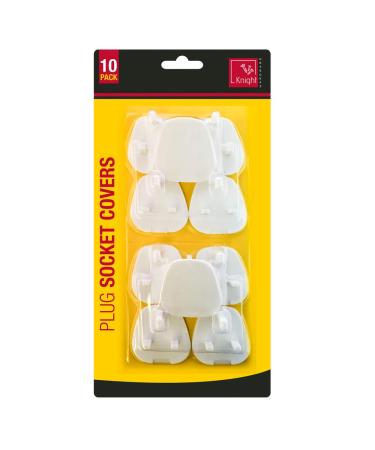 Knight 10 Baby Children Mains Socket Saftey Plug in Covers