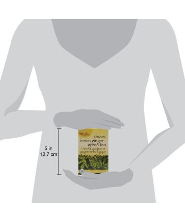 Uncle Lee's Organic Lemon Ginger Green Tea - 100% Natural, 4 Pack (18 Tea Bags) - Fresh Flavor for Hot or Iced Tea - Buy Online on GoSupps.com