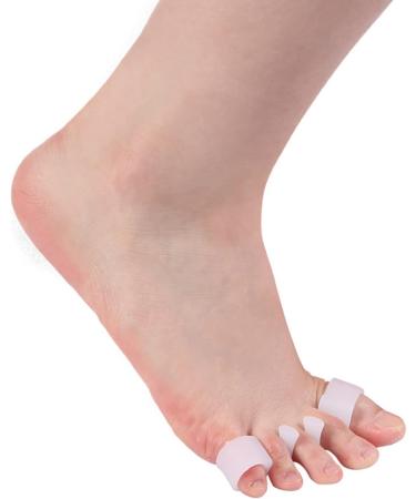 Tougod Silicone Heel Protection & Toe Cuffs for Fasciitis Relief - 3 Pairs Gel Cushions for Men & Women - Buy Online on GoSupps.com