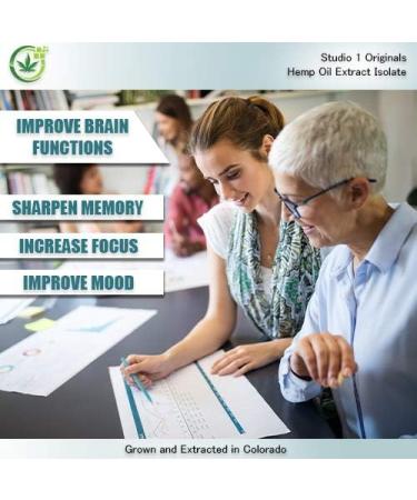Studio 1 Originals LLC Hemp Extract Powder - 3g 3000mg Isolate | 100% Pure | Migraine Relief, Sleep Aid, Brain Function - Buy Now! - Buy Online on GoSupps.com