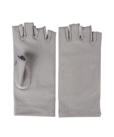 Nail Dryer Anti UV Protection Gloves Led Lamp Radiation UV Shield Fingerless Gloves Nail Art Dryer Tools for Salon Home 1 Pair Black Nail Gloves - Buy Online on GoSupps.com