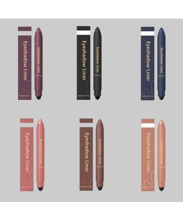 Lusglow Shadow Liner 2in 1 Eyeliner Eyeshadow Chiura Eyeshadow 2in1 Eye Makeup Eyeliner Smudge Resistant Soft and Smooth Application Black - Buy Online on GoSupps.com