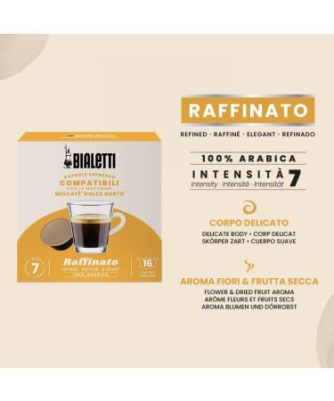 Bialetti Caf Capsules compatible Dolce Gusto - Refined - 16 Capsules - Buy Online on GoSupps.com