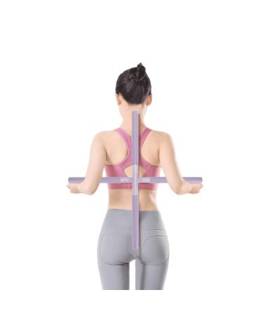 Brrnoo Posture Corrector Yoga Sticks Stretching Tool Yoga Sticks for Posture Retractable Design for Adult and Child Back Brace Posture Corrector ()