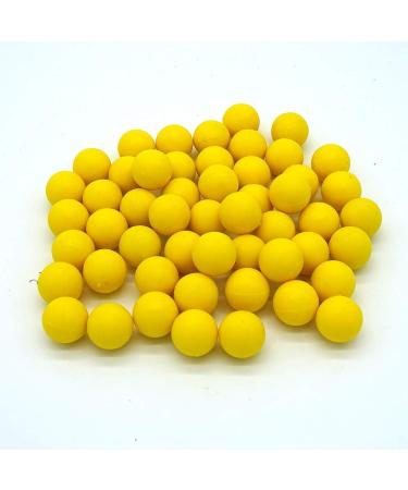 AOOHYEO Reusable 0.68 Caliber Paintballs - 100 Count | Rubber Training Balls in Orange - Buy Online on GoSupps.com