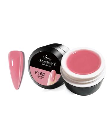 Builder Gel for Nails Extension Nail Gel for Nail Repair Extension and Modeling - UV Nail Base Building Gel for Split Broken Nails Protection Strengthening Nail Art Decoration Manicure Repair Rouge