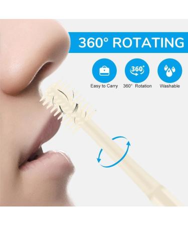 2-in-1 Nasal Hair Cutter 360 Rotating Nose Hair Trimmer 2024 New Upgraded Double Sided Nose Hair Knife Portable Manual Nose Nostril Hair Remover Tool (6 Pcs Green) 6 Pcs Green - Buy Online on GoSupps.com