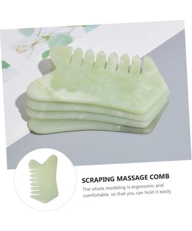 Frcolor Head Massage Kamm - Jade Comb for Relaxation Pregnancy and Scalp Care | International Shipping Available - Buy Online on GoSupps.com