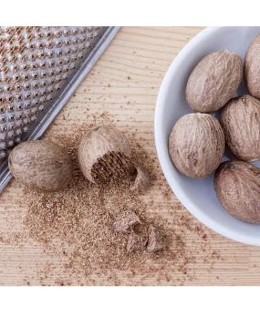 Kamelur 500g whole organic nutmeg - hand-picked nutmeg in the best organic quality - for the nutmeg mill - in biodegradable p - Buy Online on GoSupps.com
