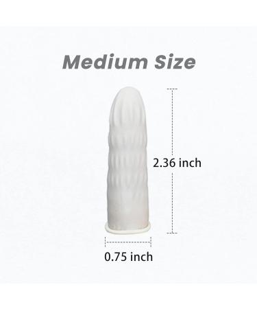 Inartato Latex Finger Cots - 300 Pcs Medium Size Finger Protectors for Beauty, Nail, Tattoo, Electronic Repair - Rubber Finger Tips Sleeves Gloves - Buy Online on GoSupps.com