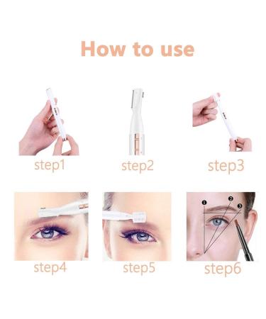 9 in 1 Eyebrow Trimmer Kit Electric Eyebrow Razor Grooming Scissors & Tweezer Set for Perfect Eyebrows - International Shipping Available - Buy Online on GoSupps.com