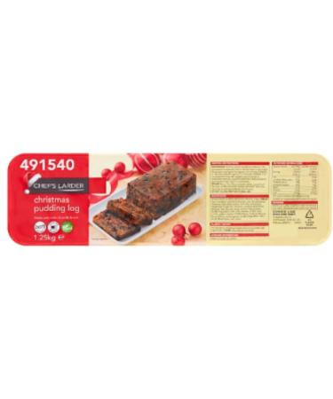 Chef's Larder Christmas Pudding Log 1250g x 1