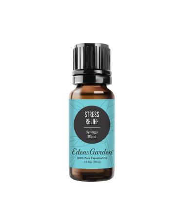 Edens Garden Stress Relief Essential Oil Synergy Blend, 100% Pure Therapeutic Grade (Undiluted Natural/Homeopathic Aromatherapy Scented Essential Oil Blends) 10 ml 0.33 Fl Oz (Pack of 1)