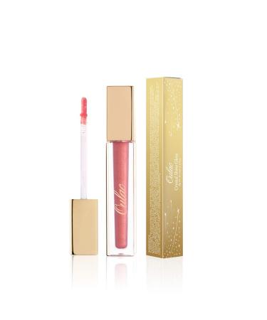 Oulac Clear Glitter Lip Plumper Gloss | Mirror Finish | Moisturizing & Reduce Fine Lines | Non Sticky Lip Gloss for Girls Women | 4.5ml/0.15fl.oz Mauve Pink - Glamorize (C08) - Buy Online on GoSupps.com