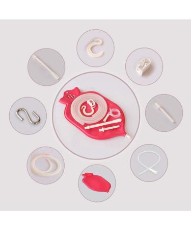 HealthAndYoga NaturoFlo Enema Bag Kit - 2 Quart Open Fountain Top | Silicone Tubing Sterile Enema Sheet Privacy Storage Bag - Complete 6 Piece Set for Health & Wellness - Buy Online on GoSupps.com
