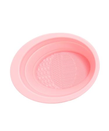 minkissy Makeup Brush Scrub Pad Makeup Cleaning Mat Brush Cleaning Pad Beauty Cleaning Mat Folding Tool Cosmetics Brush Scrubber Beauty Cleaning Tool Silicone Makeup Applicator Brush Holder