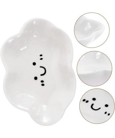 ABOOFAN 2pcs Clouds Sauce Dipping Bowl Small Serving Platter Soy Sauce Dishes Ketchup Packets Sauce Bowls Sauce Plate Bread Bowl Porcelain Dip Mini Bowls Accessories White Pinch Ceramics - Buy Online on GoSupps.com