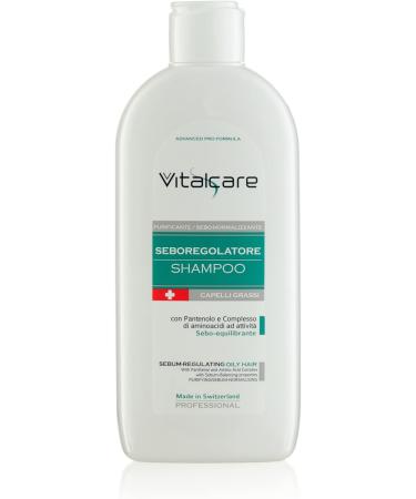 DIAMOND INTERNATIONAL Vitalcare | Swiss Sebum-regulating purifying and sebum-normalizing shampoo with sebum-balancing activity with panthenol and amino acid complex 250 ml - Buy Online on GoSupps.com