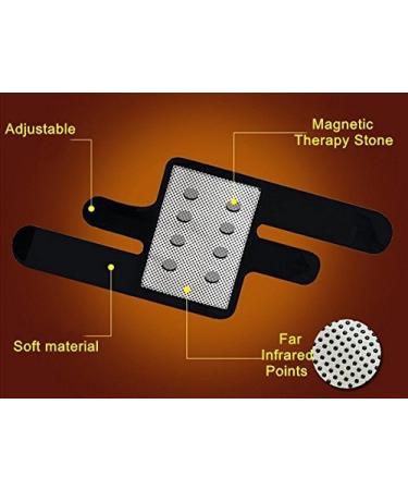 ZJchao Self-Heating Knee Support - Adjustable Tourmaline Magnetic Pad Arthritis Brace | Cold-Proof Open Patella Stabilizer for Pain Relief - Buy Online on GoSupps.com