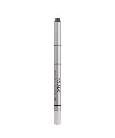 IMPALA | Creamy Waterproof White Eyeliner Pencil 320 | Defined Contour or Smokey Effect | Dense and Creamy Texture Easy to Apply | Bright Long-Lasting and Water-Resistant Color 320 White