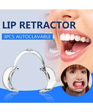 REHOC 3pcs Autoclavable Teeth Whitening & Cheek Retractor - Dentist Mouth Opener for Repeated Use - International Shipping - Buy Online on GoSupps.com