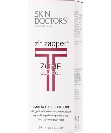 Skin Doctors Zit Zapper with glycolic acid Salicylic Acid which helps to clear out infected pores 10ml - Buy Online on GoSupps.com