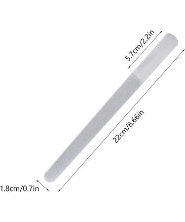 Professional Nail Files Stainless Steel Finger Nail File - Toenail File for Men and Women Manicure Tool for Home Salon or Travel Use Nail Care A-01 long - Buy Online on GoSupps.com