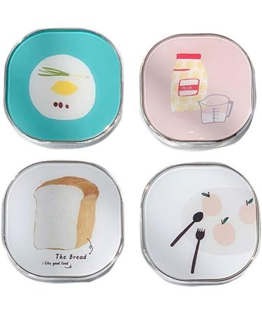 Buy XMING Nordic Food Pattern Contact Lens Box - Double Care Storage Solution in Color A | International Shipping Available - Buy Online on GoSupps.com