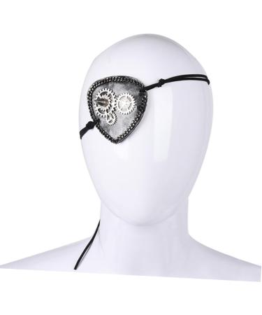Beavorty prom props gear clock eye patch Decor Blindfold make up eye mask medium Black - Buy Online on GoSupps.com