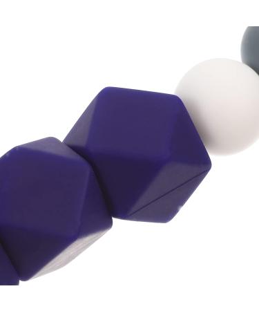 Healeved Silicone Chew Necklace for Kids - Sensory Oral Motor Aid for Boys and Girls with Special Needs - Dark Blue - Buy Online on GoSupps.com