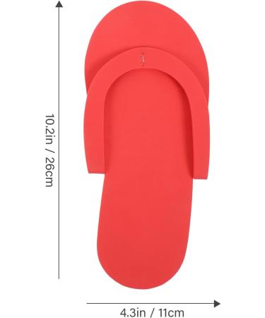 Holibanna EVA Foam Disposable Pedicure Slippers: 12 Pairs Comfortable Disposable Anti- Slip Portable Lightweight Foam Shower SPA Slippers for Beach Hotel Nail Salon - Buy Online on GoSupps.com