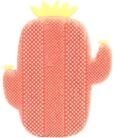 Silicone Manual Face Brush Cactus Design Professional Small Portable Reusable Facial Cleanser Scrubber - Buy Online on GoSupps.com