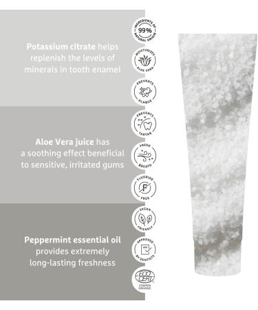 Ecodenta Fluoride Free Toothpaste Sensitivity Relief 75 ml Certified Organic Toothpaste With Potassium Citrate Aloe Vera Juice Peppermint Essential Oil - Buy Online on GoSupps.com