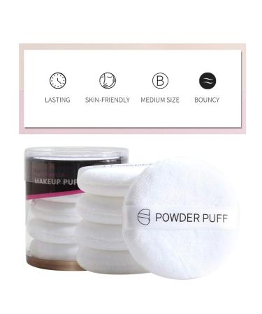 AllbestAye 5-Piece Round Makeup Powder Puff Set - Latex-Free Air Cushion for Liquid Foundation Cream Powder & Concealer - Buy Online on GoSupps.com