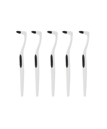 5 Piece Tooth Stain Remover Brush Set White