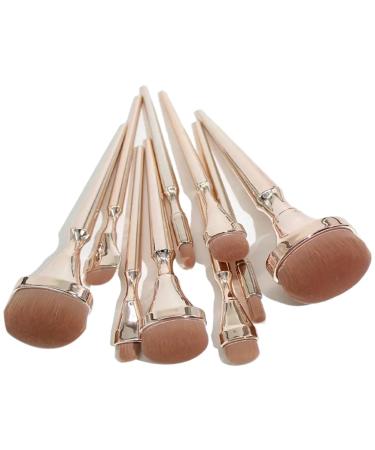 SRMAN 9 Golden Oval Makeup Brush Beginner Brush Foundation Blush Traceless Makeup Brush Set Eyeshadow Brush Set