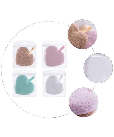 Beaupretty Facial Sponge 4pcs - Heart Shape Makeup Remover Puff for Flawless Skin Care - Buy Online on GoSupps.com