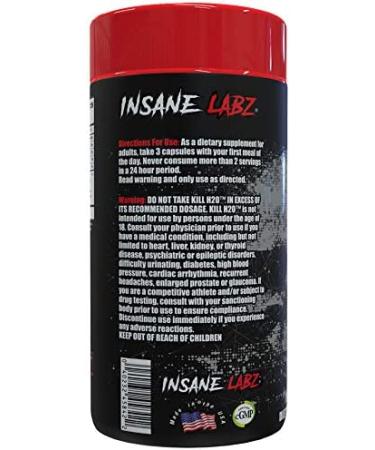 Insane Labz Kill H20 Diuretic with Dandelion Root & Green Tea Extract - Bloating Relief & Water Retention Reduction - 20 Servings - Buy Online on GoSupps.com