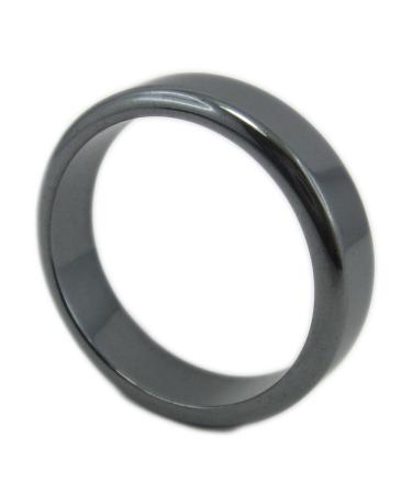 Shop story of magnetic hemnetic hemetitring-slimming effect-unisex jewelry for women and men-internal diameter 17.5 mm finger circumference 55 hematite without stone
