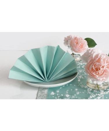 50 APARTina Mint Green Airlaid Napkins - Fabric-Like 40x40 cm | Premium Quality for Any Occasion - Buy Online on GoSupps.com
