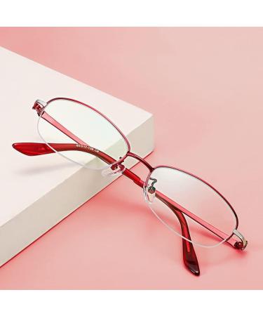 Dibako Anti Blue Light Reading Glasses - Stylish Vintage HD Round Readers for Women | +2.00 Strength | Fashionable Eye Protection for Reading - Buy Online on GoSupps.com